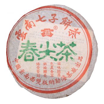 2002年 春尖饼普洱茶价格￥12.5万